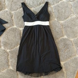 Speechless black dress with cream tie sz Medium